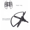 Quick release propeller guards for Yuneec Typhoon H480 quadcopter (Black)