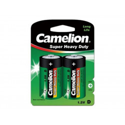 Pack de 2 piles Camelion Super Heavy Duty R20/D