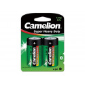 Pack de 2 piles Camelion Super Heavy Duty R20/D